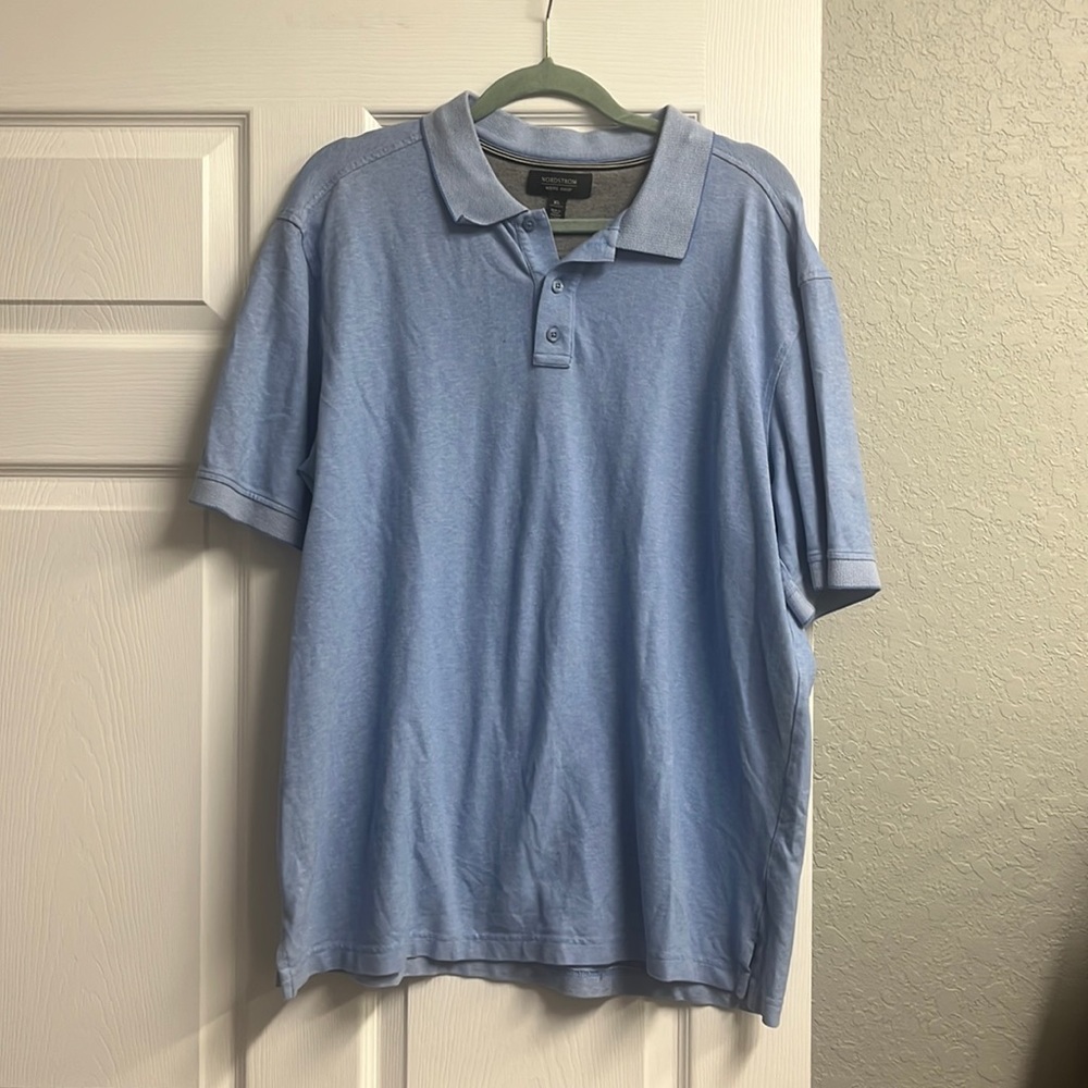 Light Blue Nordstrom Men’s Shop Polo - Size XL